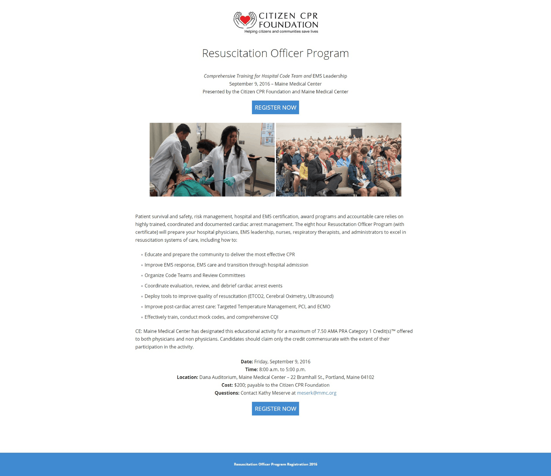 Citizen CPR Foundation screenshot
