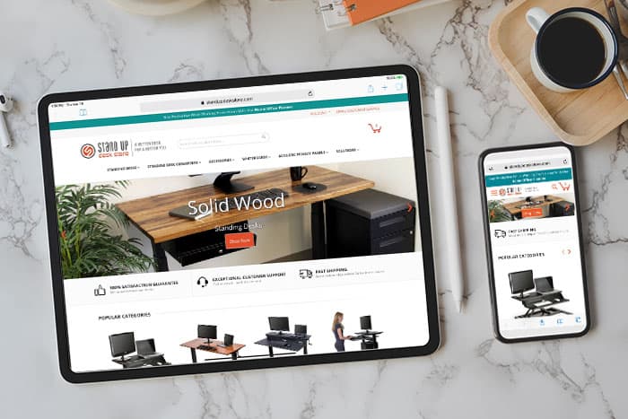 Stand Up Desk Store screenshot