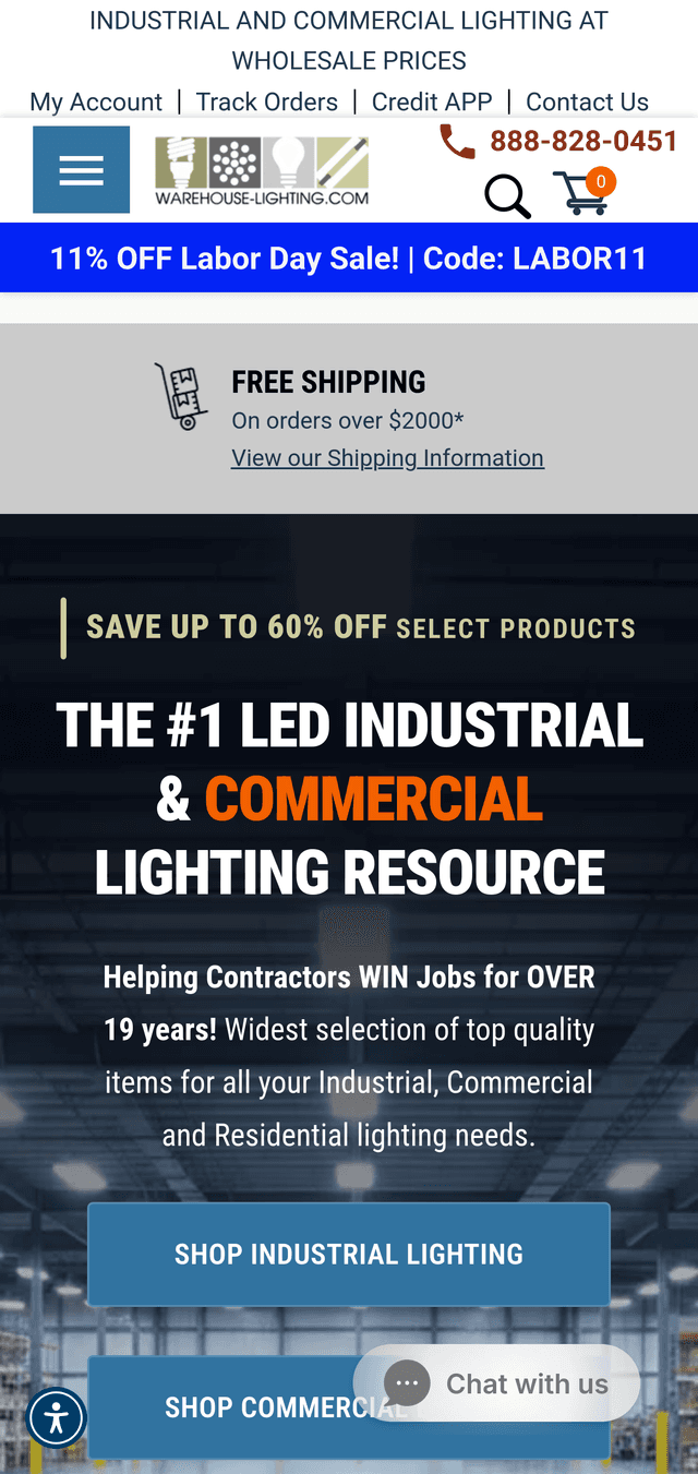 Warehouse Lighting screenshot